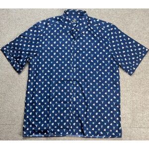 Solemare Maus & Hoffman Men's Sea Animal Pattern‎ Short Sleeve Shirt Size L